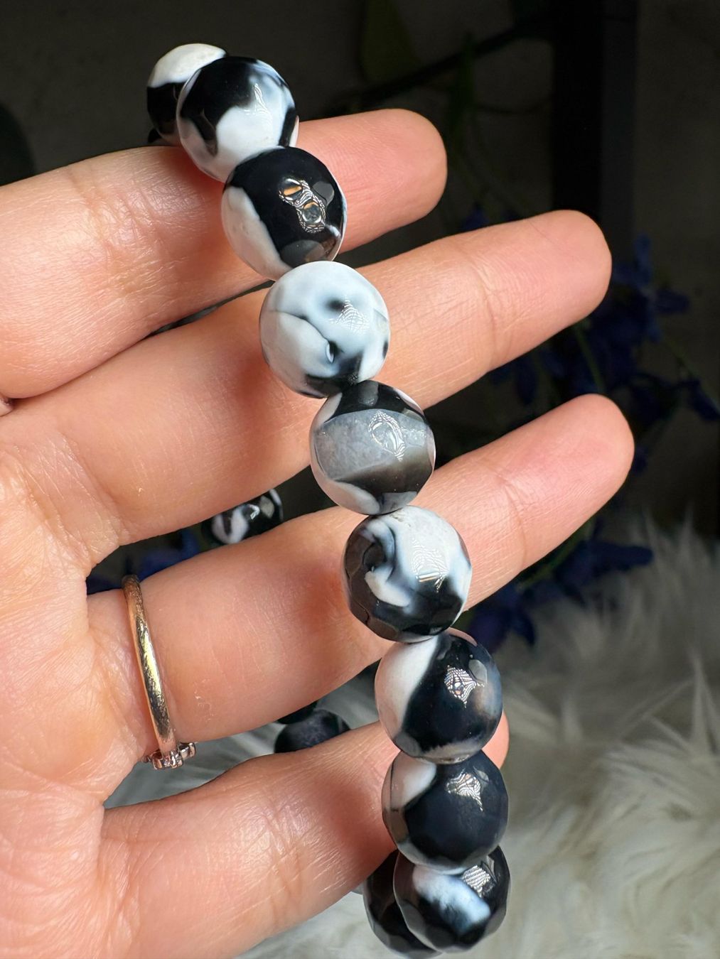 Minerali & Pietre curative: Orca-Achat-Armband – Nuovo e nell'imballaggio originale da Neuheim venduto da m.hald 3