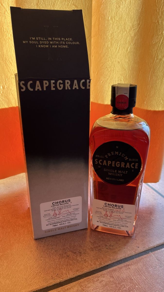 Bevande alcoliche: Scapegrace Chorus Limited Release II, Single Malt 70cl – Nuovo e nell'imballaggio originale da Altenrhein venduto da ILAHandel