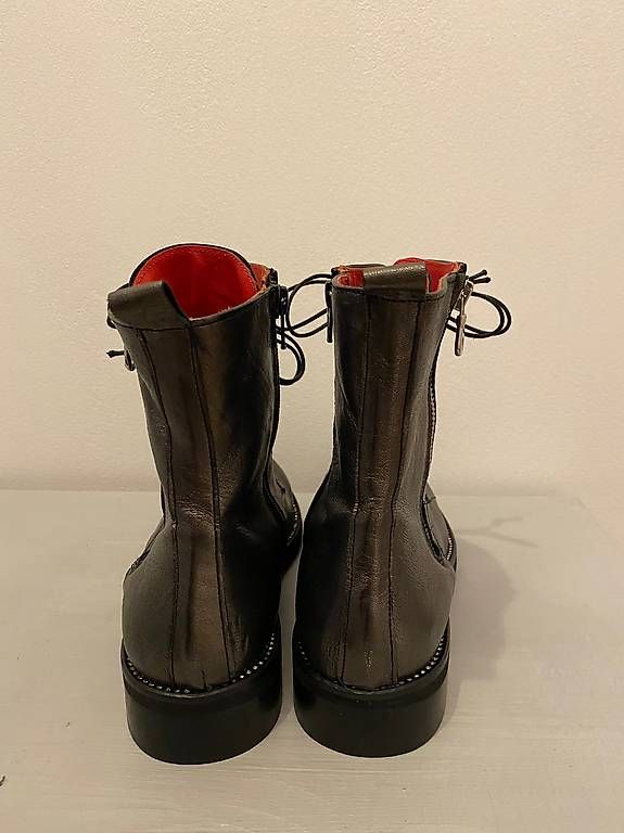 Scarpe da donna: NEU L'Idea Schnürer Boot dunkelsilber Gr. 40 – Nuovo (secondo la descrizione) da Thun venduto da urs_p58q 3