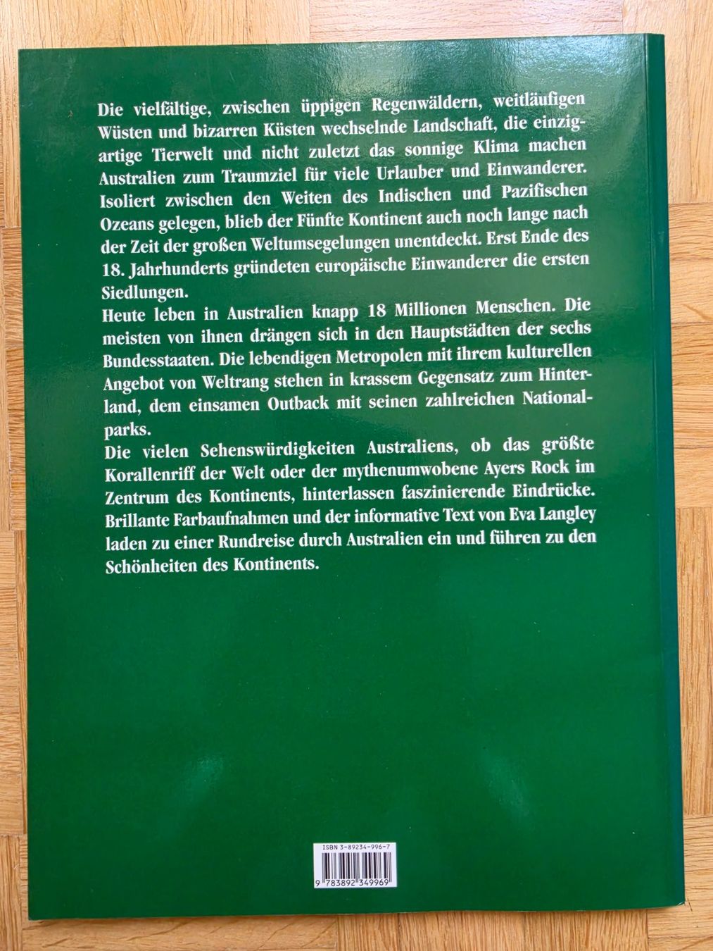 Libri: Australien - Eine Bildreise – Usato da Stäfa venduto da flamingo_17 1