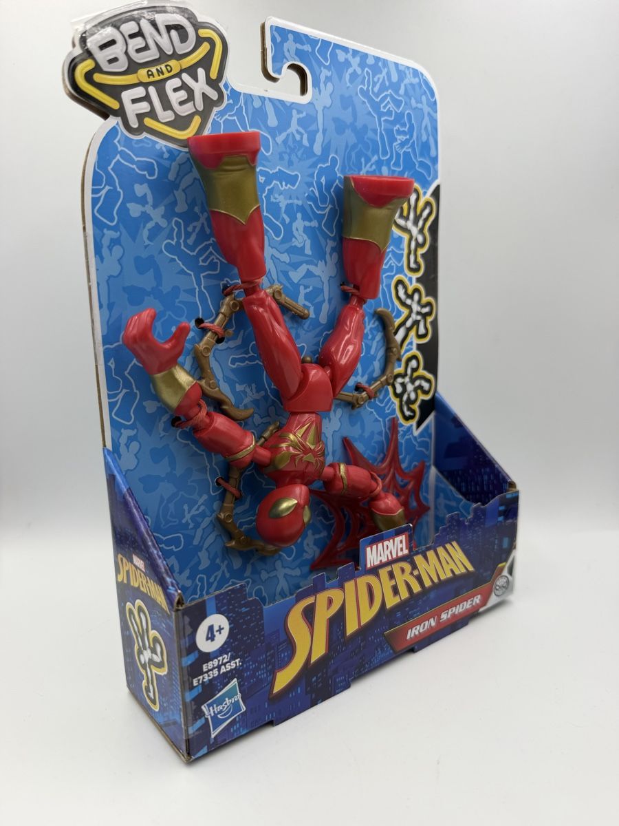 Giocattoli: Marvel Spider-Man Iron Spider Bend and Flex Actionfigur – Nuovo e nell'imballaggio originale da Emmen venduto da VK-Allround 4