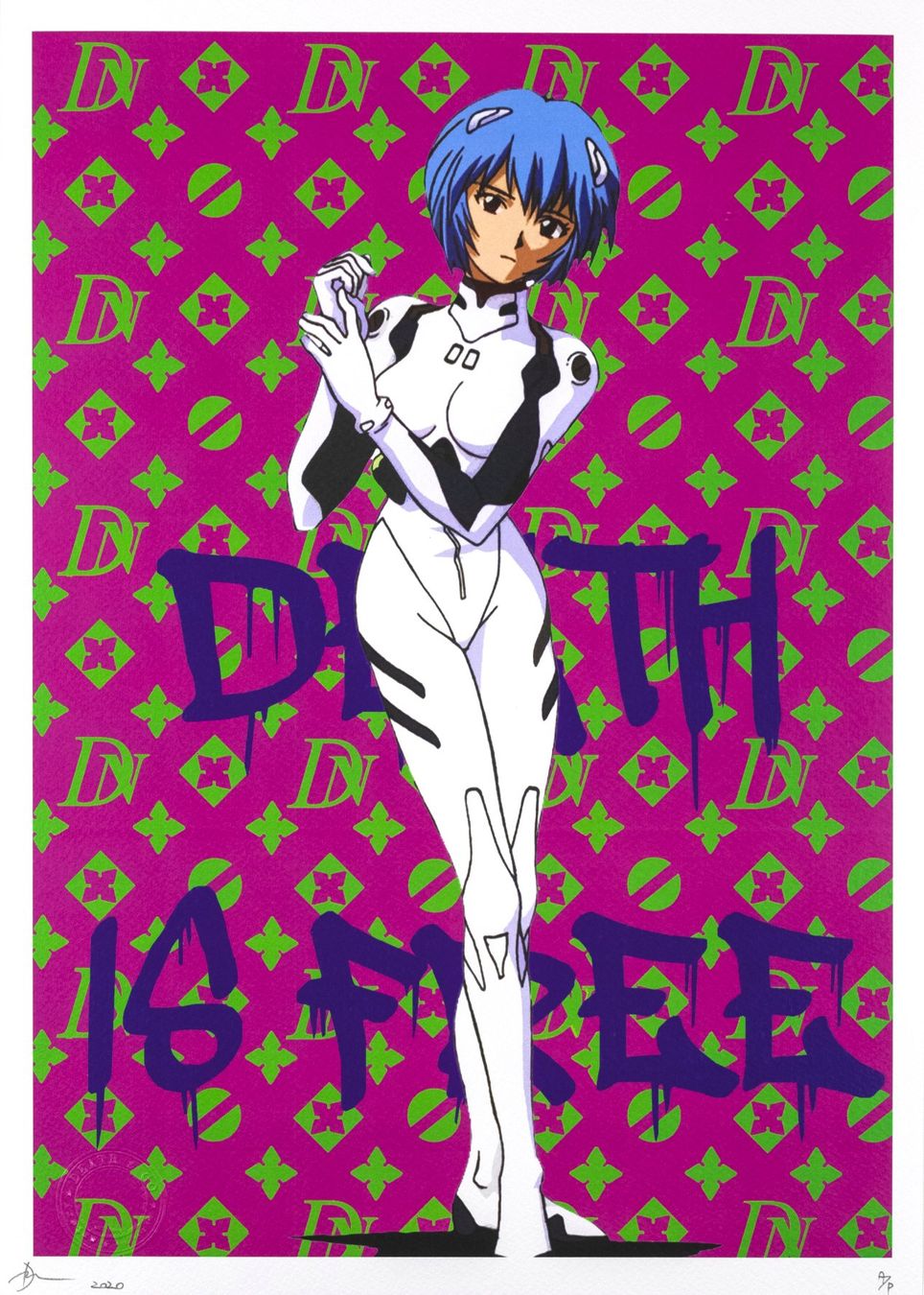 Foto & Immagini: Death, Rei Ayanami, limitierter Kunstdruck – Nuovo (secondo la descrizione) da Masein venduto da KunstvonFrauen
