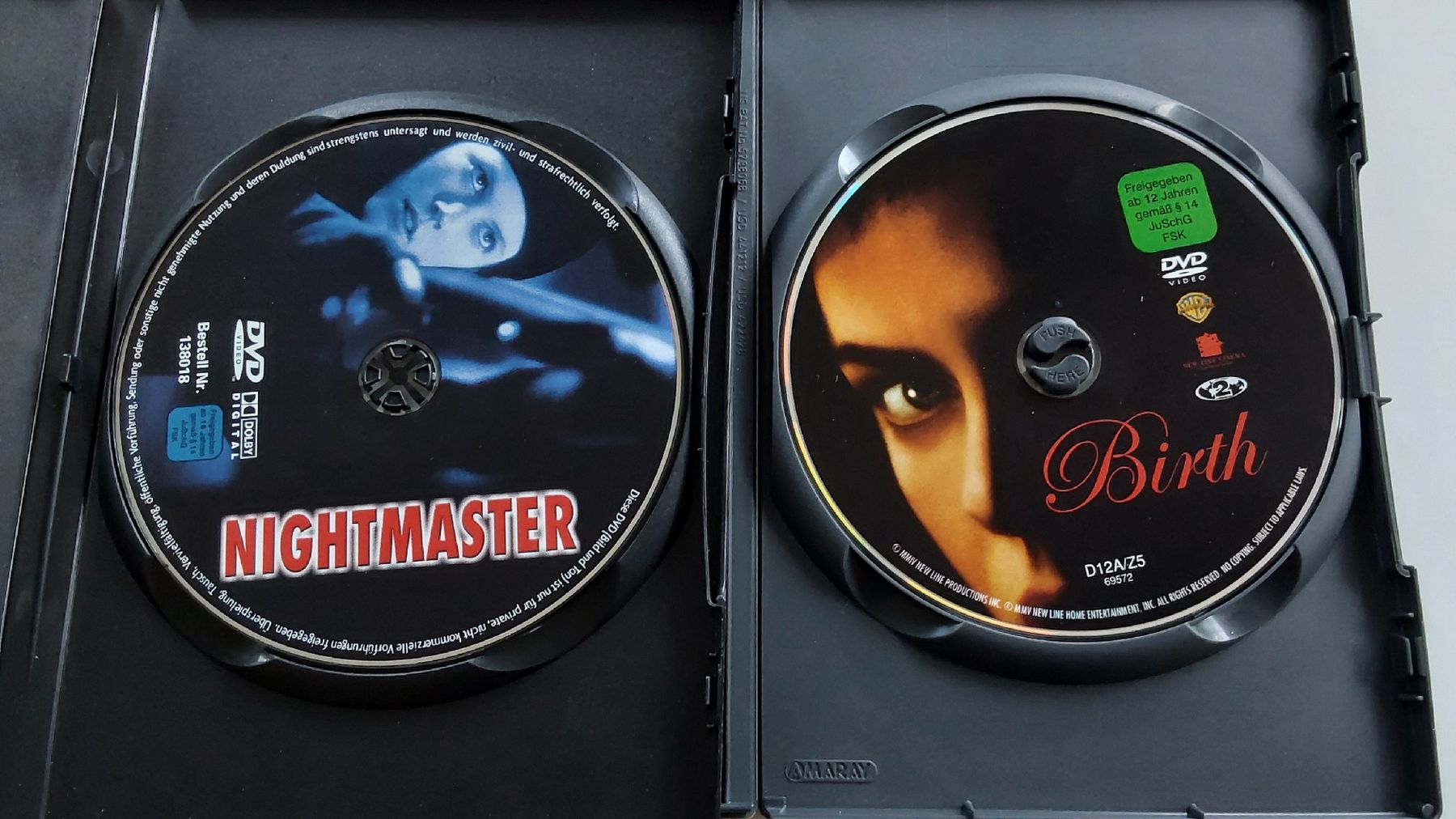 Tutti i DVDs: DVD-Collection: Nightmaster & Birth mit Nicole Kidman – Usato da Worb venduto da niklas2001 2