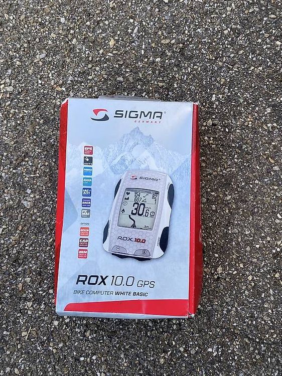 Sigma ROX 10.0 GPS Fahrradcomputer mit Zubehör (Neu und ...