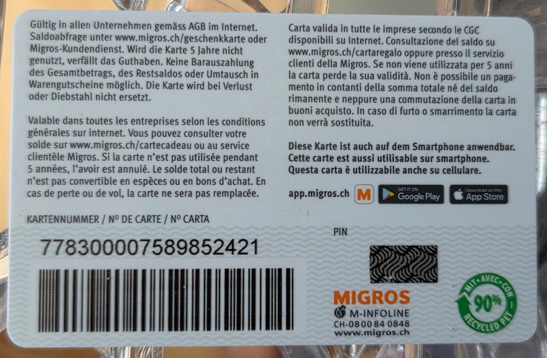 Cartoline: M Geschenkkarte Merry Christmas – Usato da Gossau SG venduto da oreliefredy 1