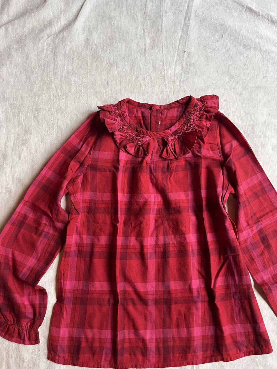 Blouses, T-shirts & Tops: Karierte Buse – D'occasion à Meride par illadora