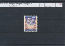 1939/45 Flieger, "Fliegerkompagnie 9", ** postfrisch