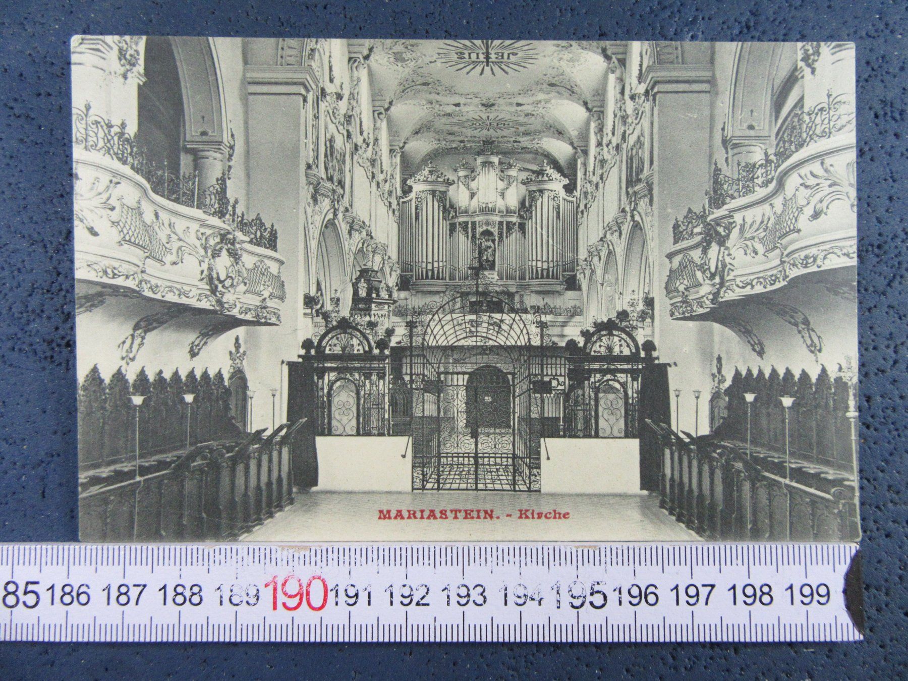 Cartoline postali: MARIASTEIN KIRCHE CHOR 1912 SO AK – Usato da Ettingen venduto da Hausi4711