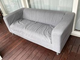 Sofa grau IKEA