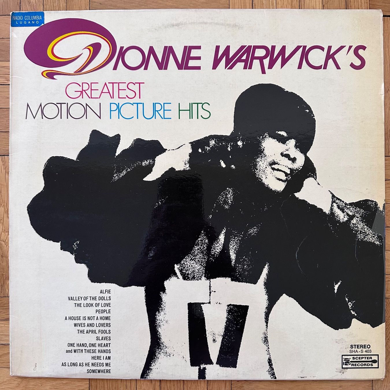 Dischi in vinile: LP -  Dionne Warwick's Greatest Motion Picture Hits – Usato da Breganzona venduto da Onairda75