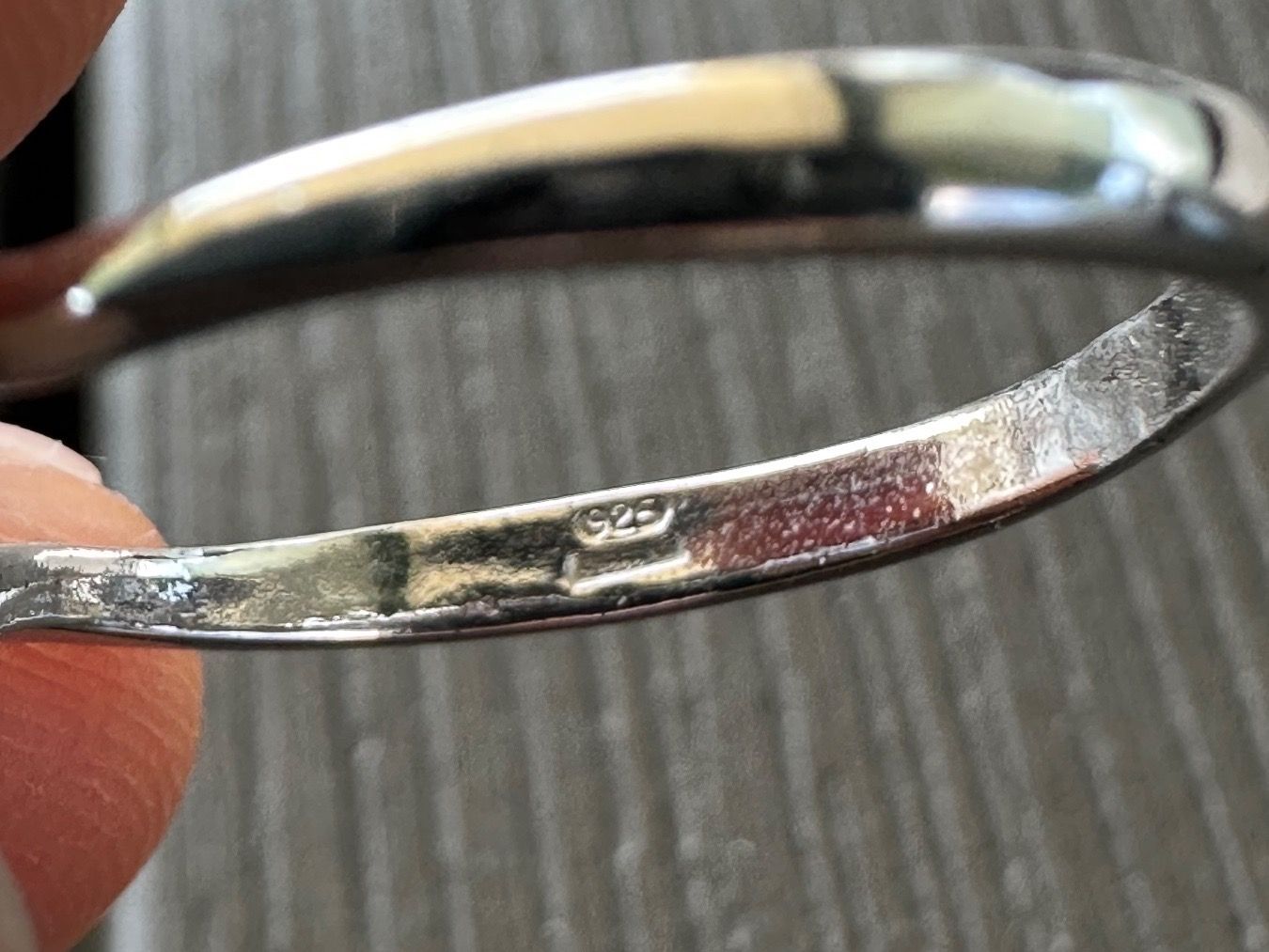 Anelli: Ring mit Zirkonia Stein Herz, Silber 925m – Usato da Winterthur venduto da AngiDi 1