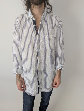 Alcott & Co. Herrenhemd, Grösse XXL, Leinenhemd