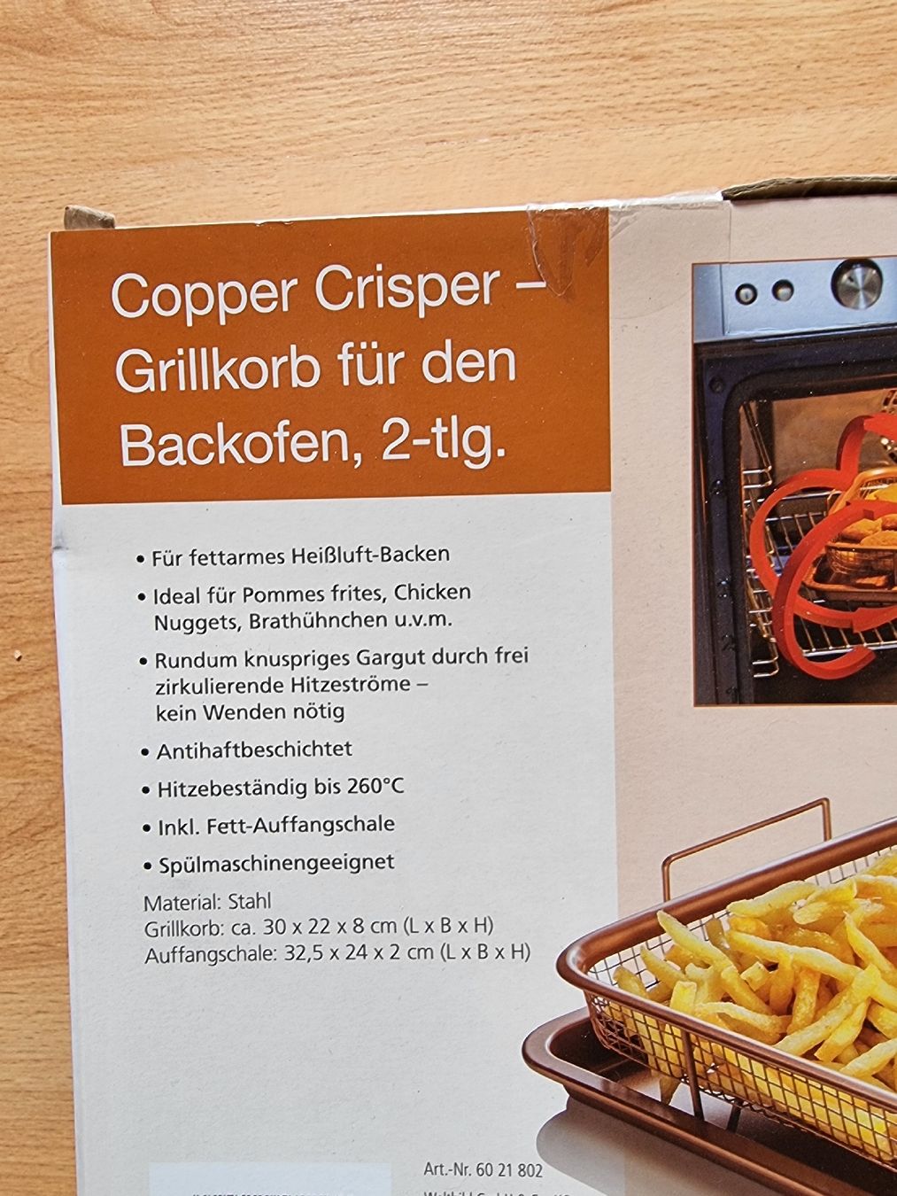 Küchengeräte: Copper Crisper Grillkörbe f. Backofen, Neu – Neu und originalverpackt aus Untersiggenthal von Mando2008 2