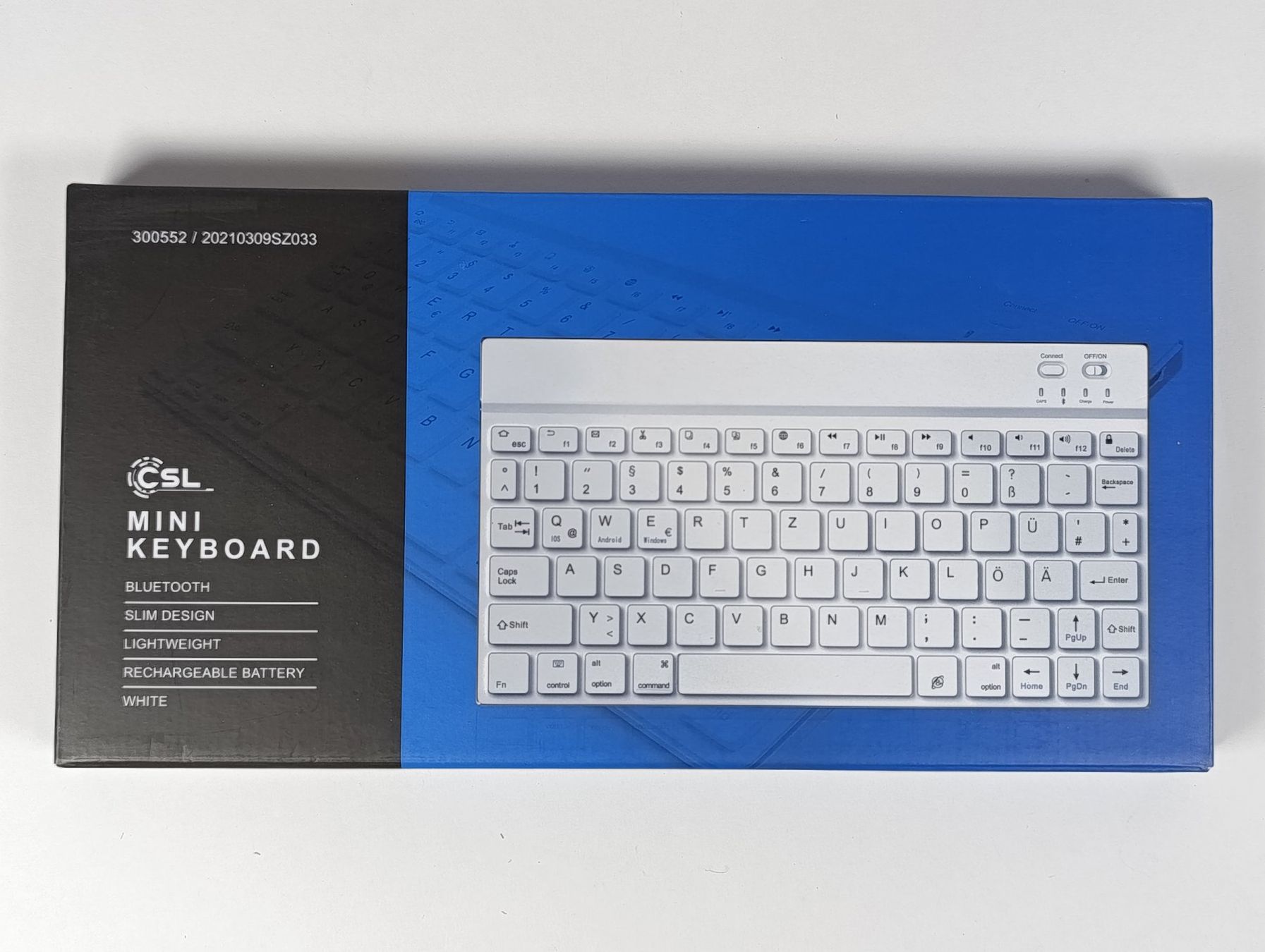 Tastaturen: CSL Mini clavier sans fil 24 x 13 x 0.6 60% – Neu und originalverpackt aus Thielle von Plusvalue_Neuchatel
