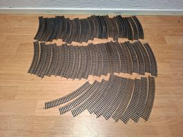 Grosses Set H0 Geleise und Weichen ab 1.-
