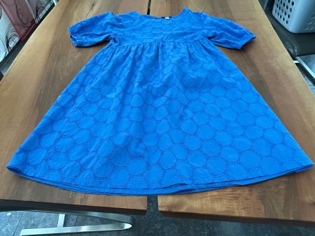 Okaïdi Sommerkleid mit Stickerei, Gr. 158, Blau, 14A/Y, TOP!