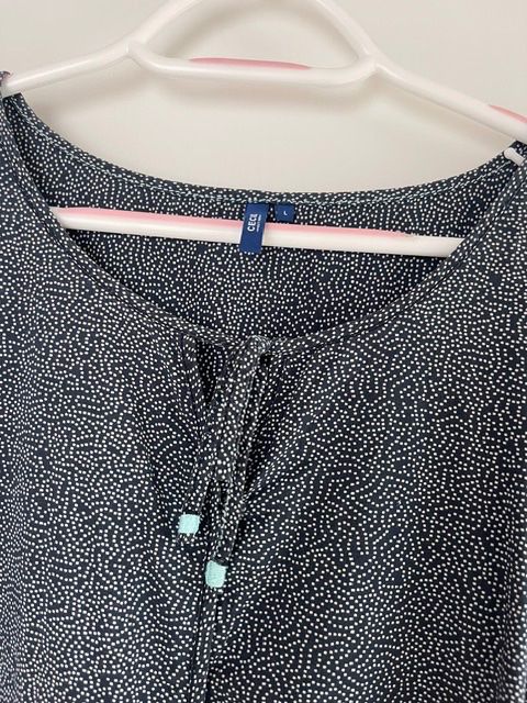 Cecil Camicette: CECIL Bluse blau/weiss gepunktet Gr. L – Usato da Aesch ZH venduto da niro007 3