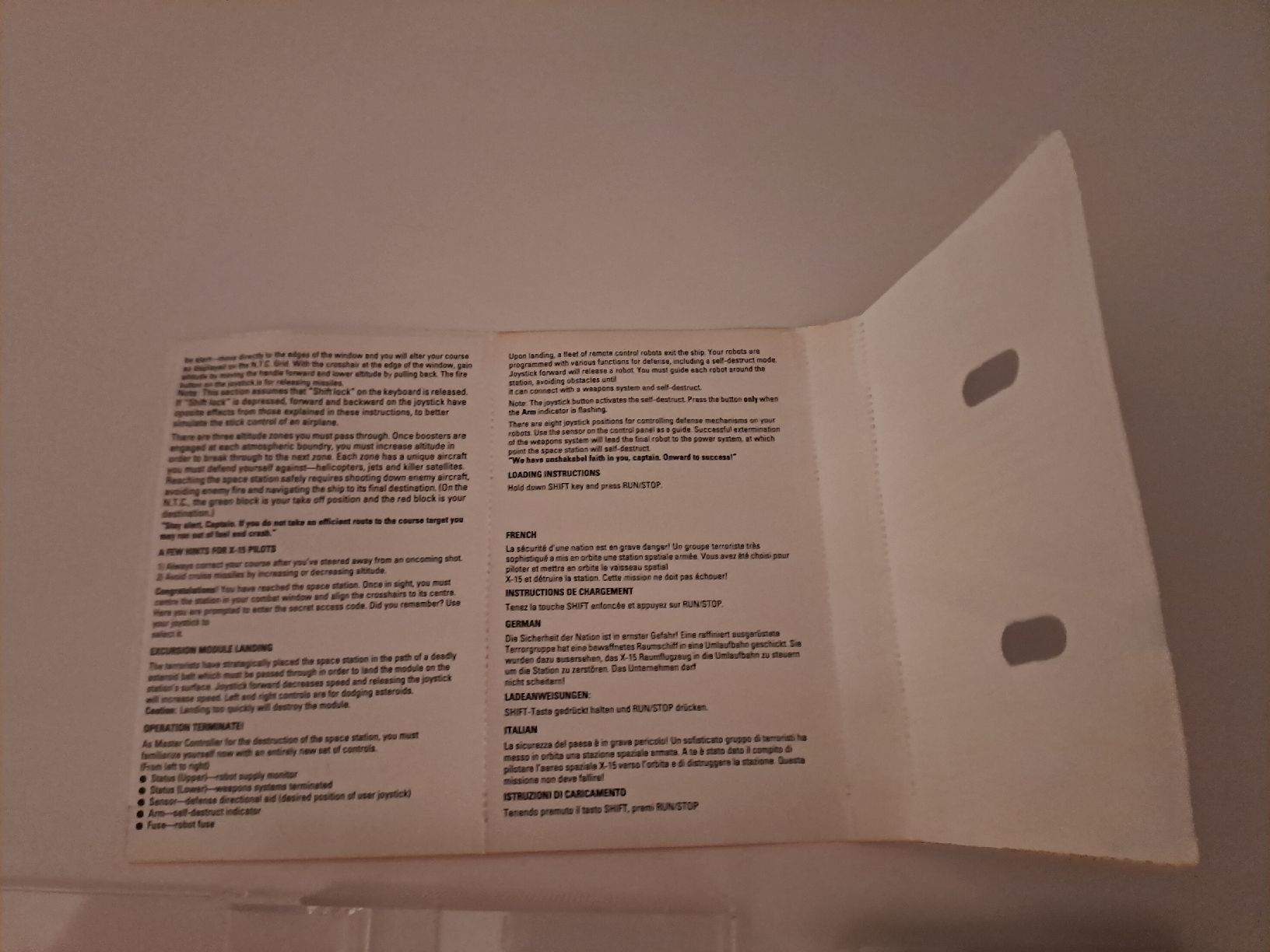 Giochi: X15 X-15 Alpha Mission Commodore 64/128 Spiel  – Usato da Aarau venduto da Kaesekuchen2000 3