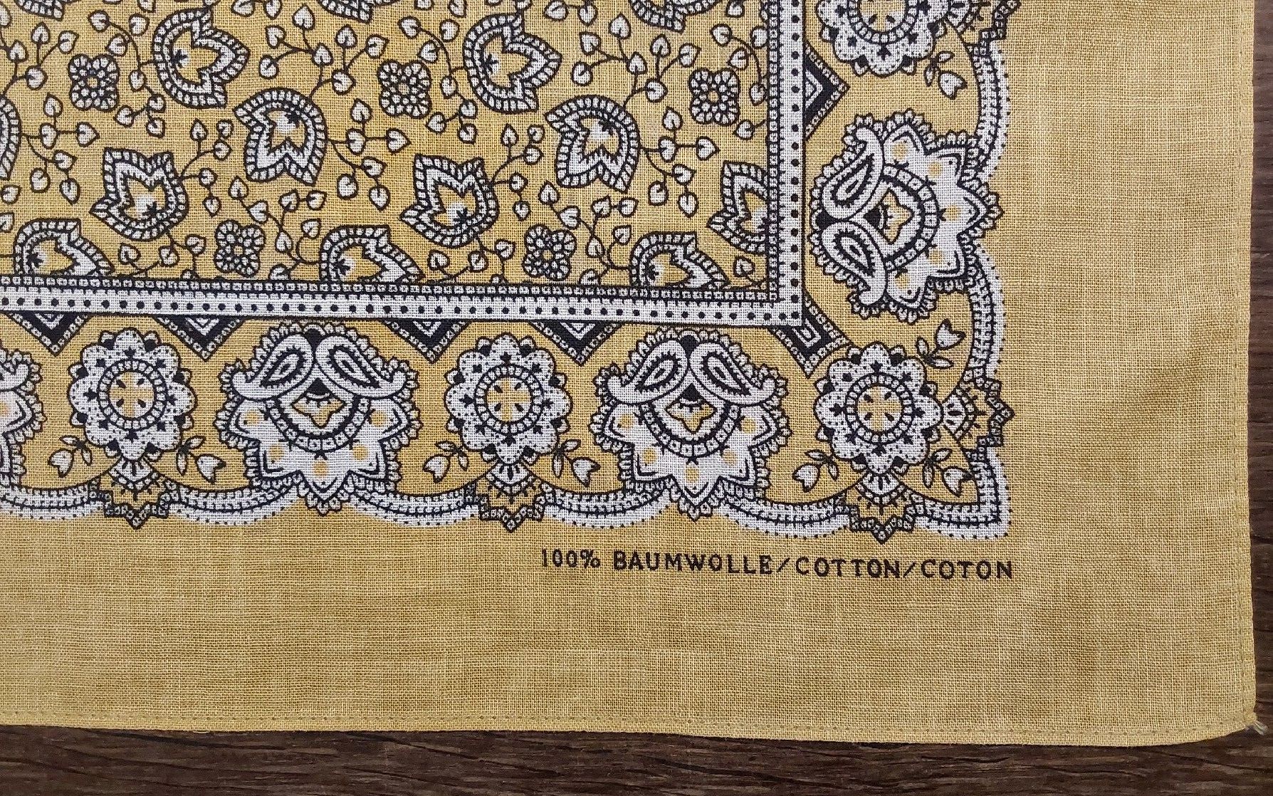 Foulards, Tücher & Schals: Tuch Baumwolle quadratisch gelb – Neu (gemäss Beschreibung) aus Köniz von scopello12 2