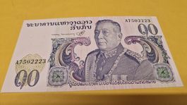 Original 10 Kip Geldschein aus Laos,