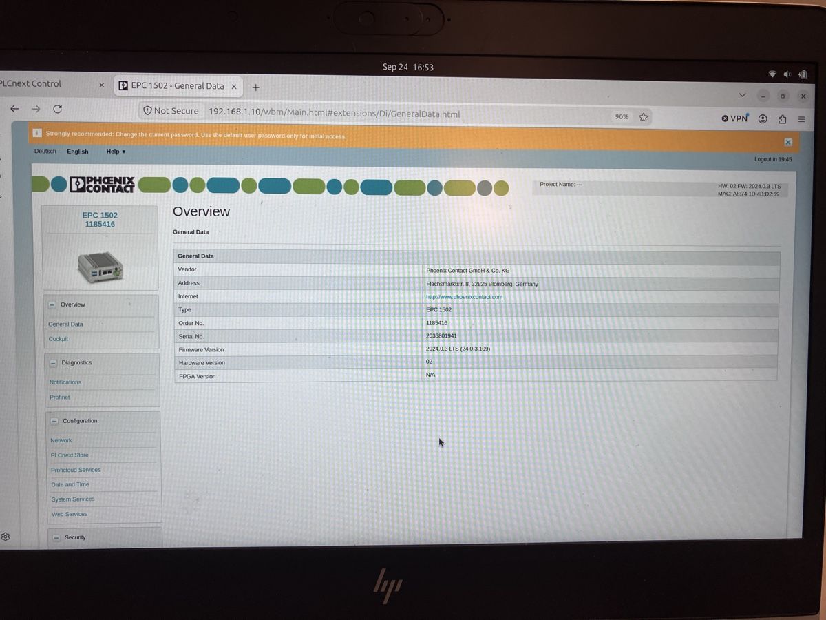 PCs: EPC 1502 Phoenix Contact – Gebraucht aus Hochfelden von Hofmar85 1