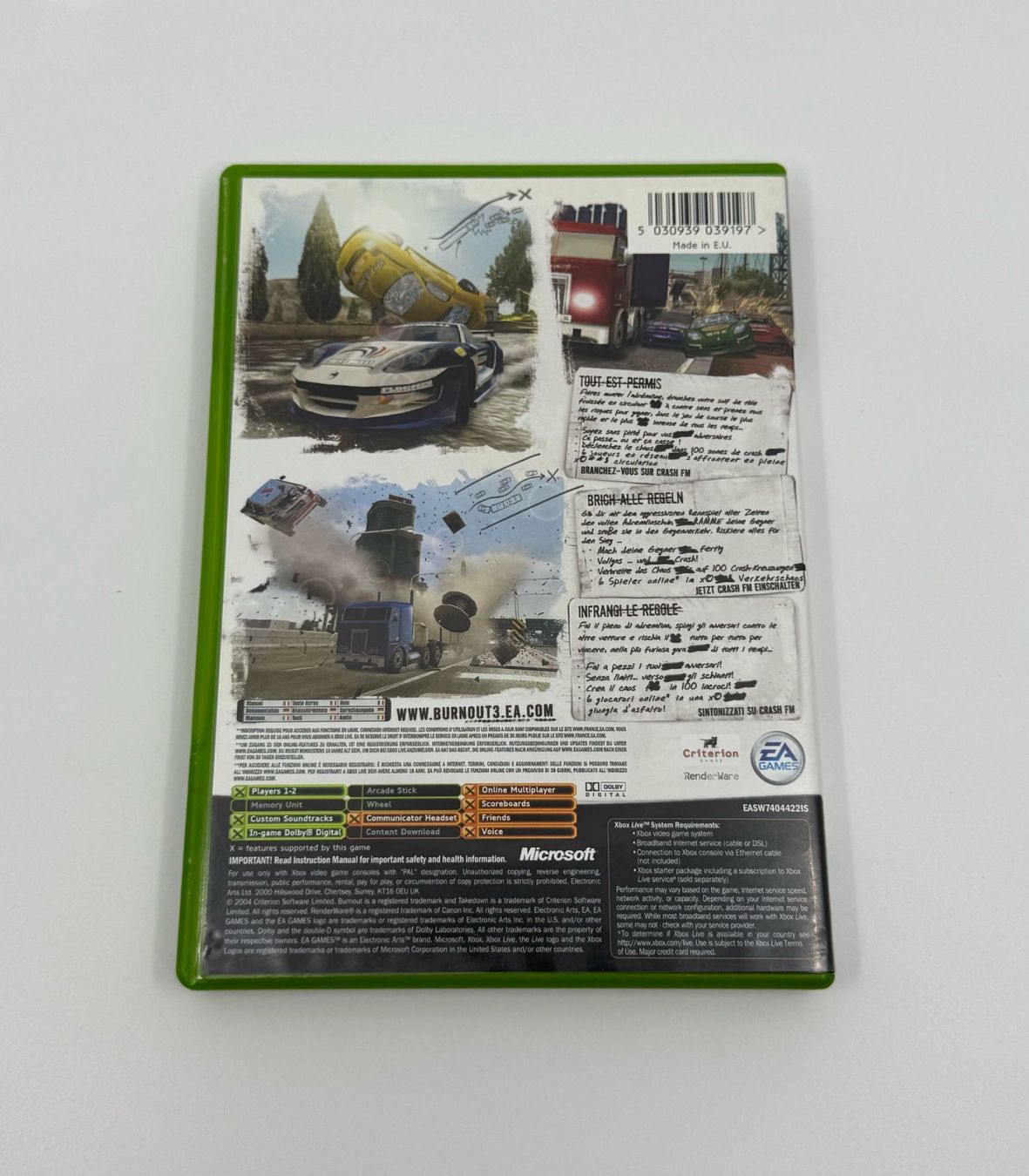Giochi: Burnout 3 Takedown (XBOX) – Usato da Herisau venduto da Seyashop1 2
