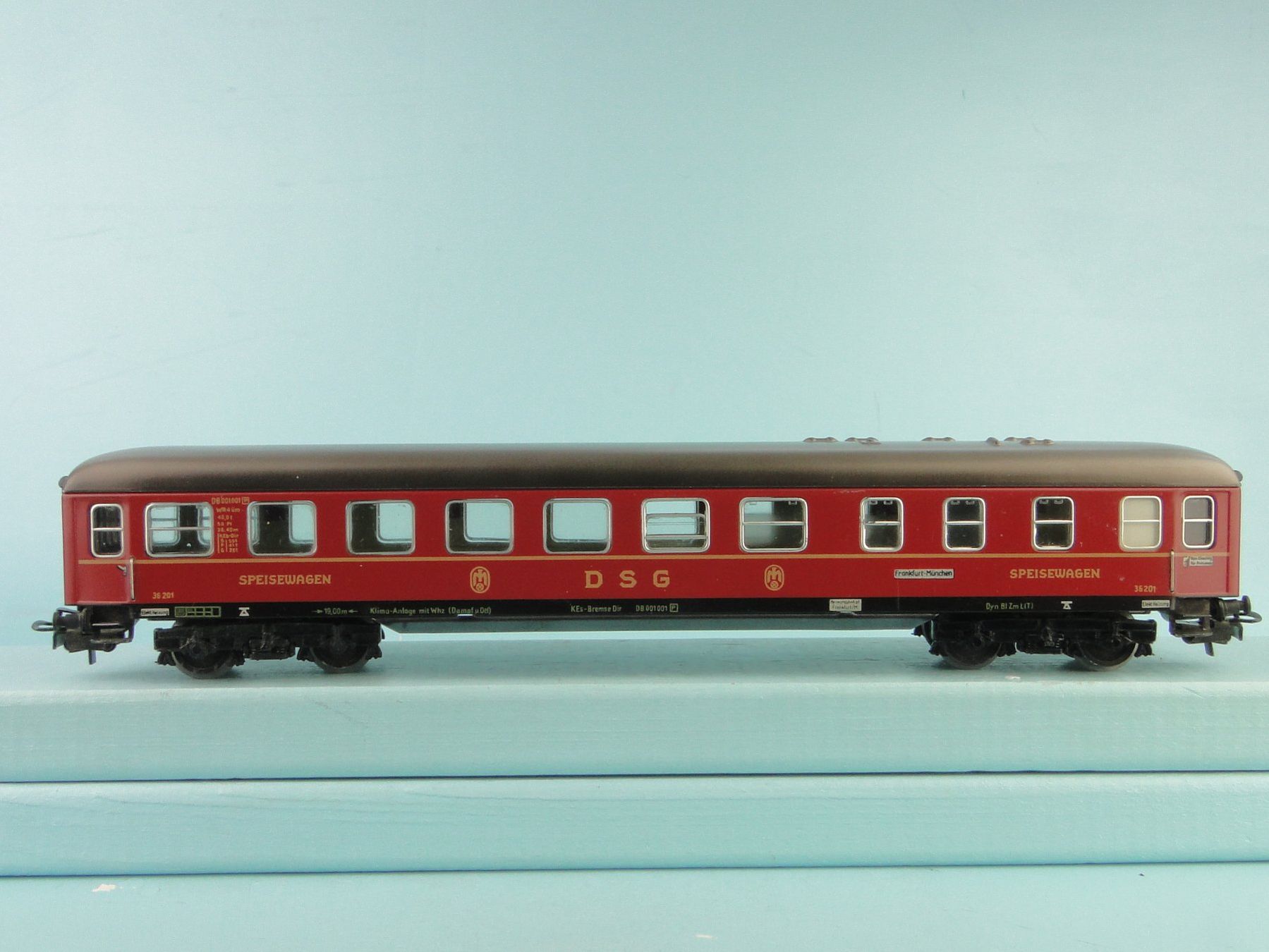 Märklin Modellini di ferrovie: Märklin 4024 DSG Speisewagen, Blech – Usato da Bülach venduto da cann11 1