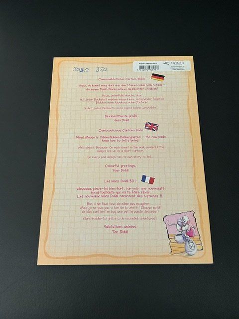 Blocchi: Diddl Comic Block, Rarität, A5, Nummer 350 – Usato da Kloten venduto da Monkell 1