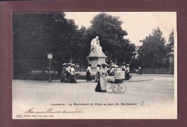 LAUSANNE - Parc de Montbenon - Monument Vinet - 1904
