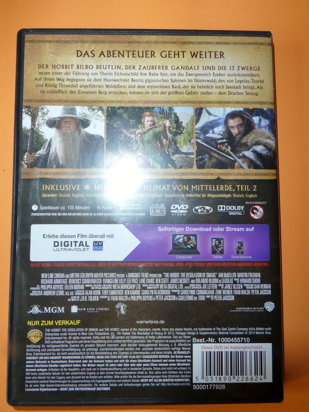 Alle DVDs: Hobbit - Film 1 und 2 - DVD – Gebraucht aus Siebnen von GluckPilz5684 3