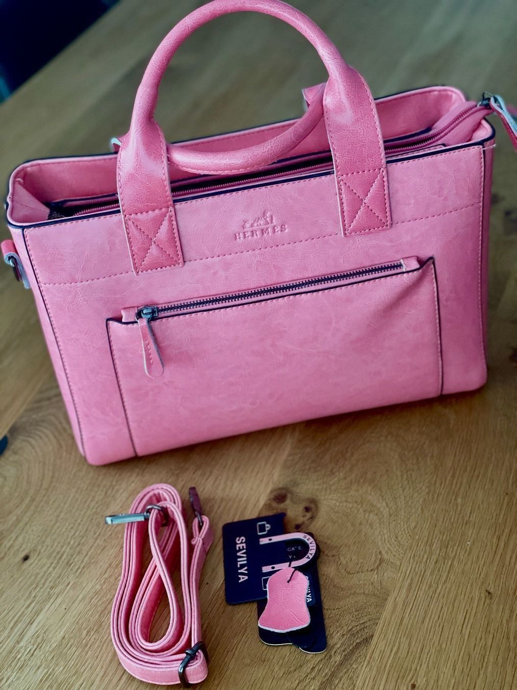Borse da donna: Fabrikneue Tasche rosa – Nuovo e nell'imballaggio originale da Mühlethurnen venduto da Fudoshin1
