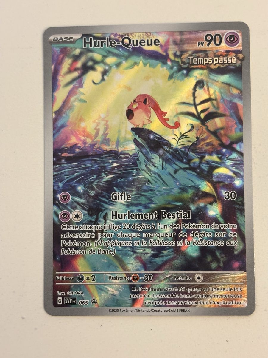 Pokémon Carte collezionabili: Carte Pokémon HURLE QUEUE promo svp 065 fr – Nuovo (secondo la descrizione) da lausanne venduto da helderj