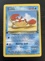 Pokemon Krabby 51/62 fossil 1. edition