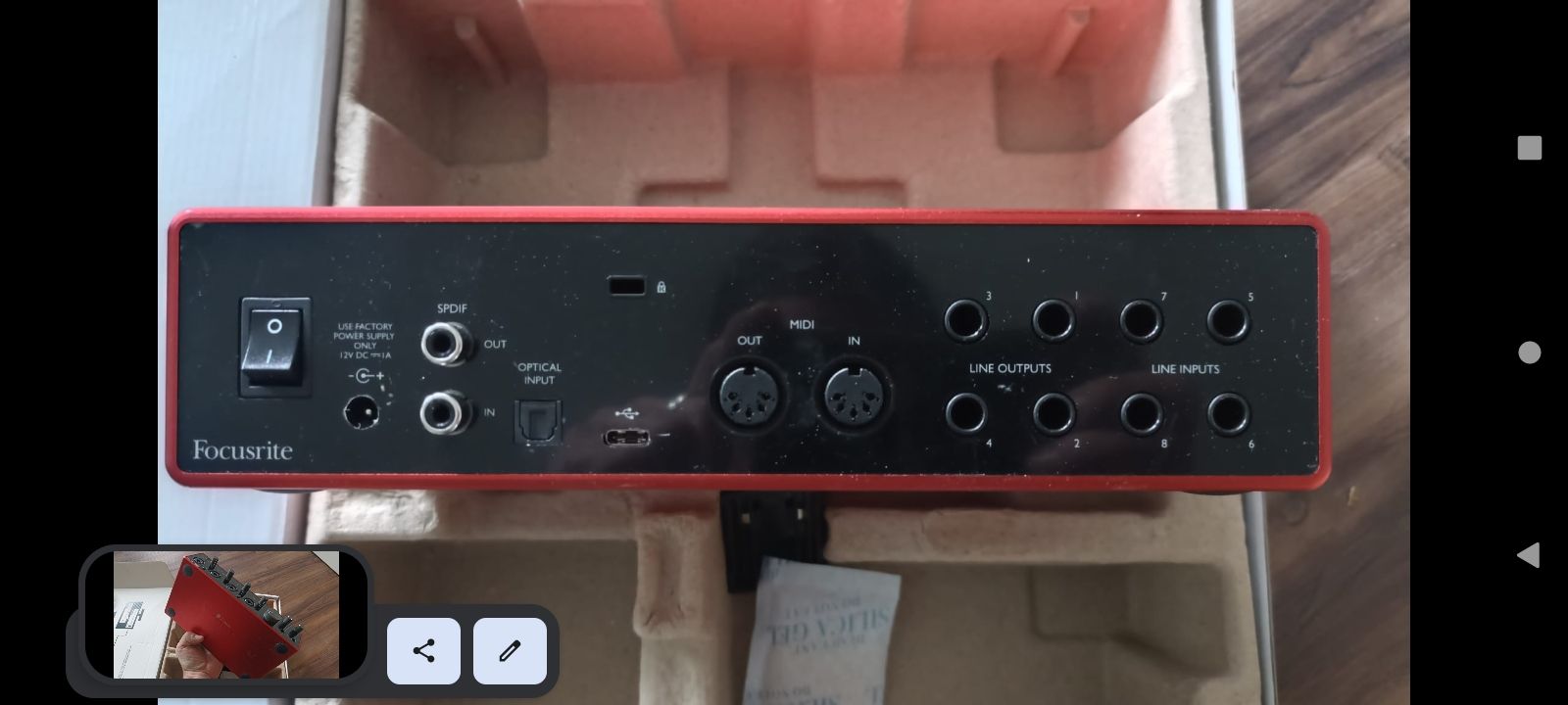 Focusrite Attrezzatura per studi di registrazione: Focusrite Scarlett 18i8 Audio Interface – Usato da Oberentfelden venduto da mei_t772