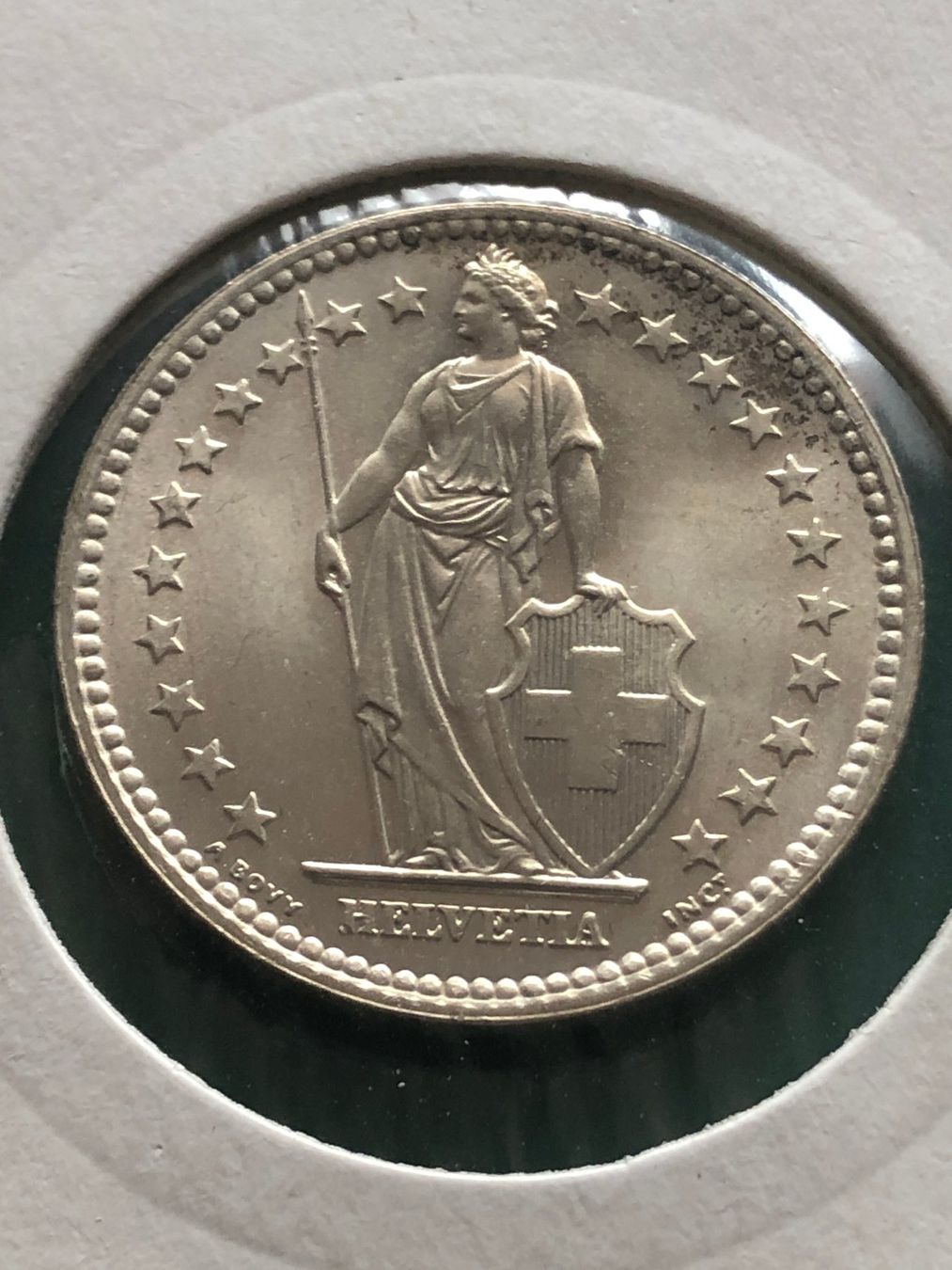Tutti le monete: 2 Fr. 1958  Top – Usato da Schötz venduto da Odpa 1