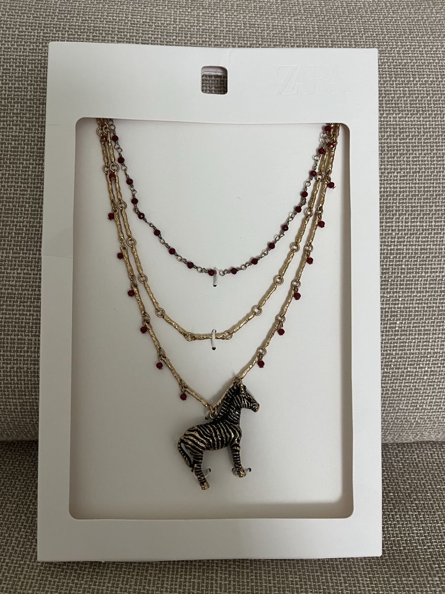 Zara Catenine: Halskette mit Zebra – Nuovo e nell'imballaggio originale da Allschwil venduto da eyl_bb8q 1