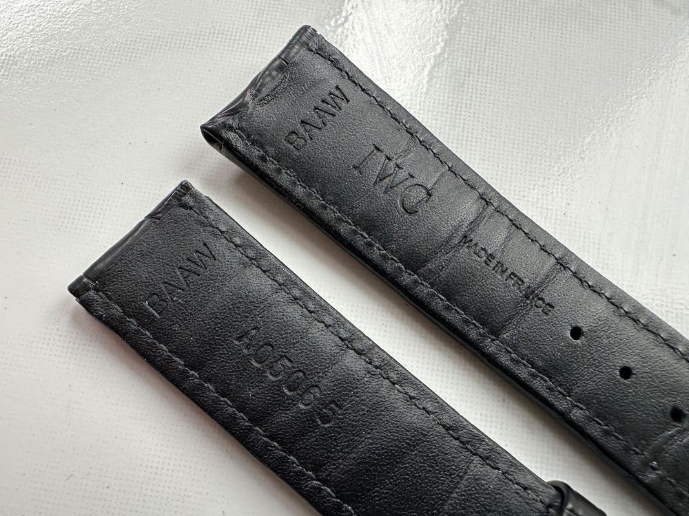 IWC Orologi: IWC Krokodillederband Neuwertig – Usato da Neunkirch venduto da internet-shop 4