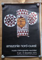 Altes Museums-Poster Amazonien Nord-Ouest, 1975