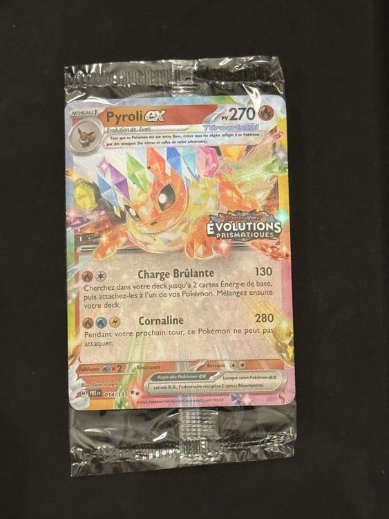 Carte Pokemon Pyroli 013/131 REVERSE Holo EV8.5 Évolutions Prismatiques