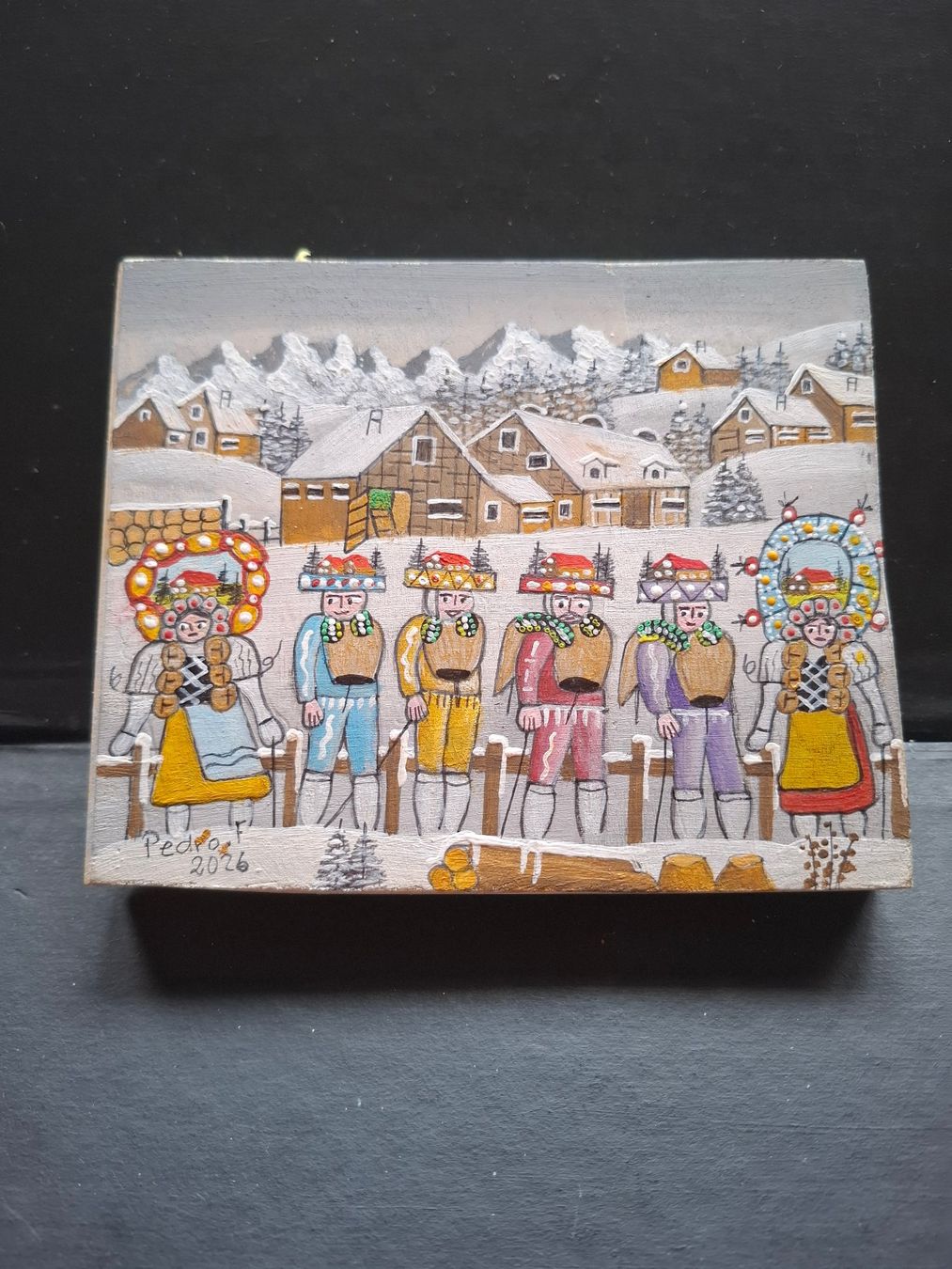 Gemälde: Mini Bild Silvesternklausen ** 23 – Gebraucht aus Zürich von Soragno50