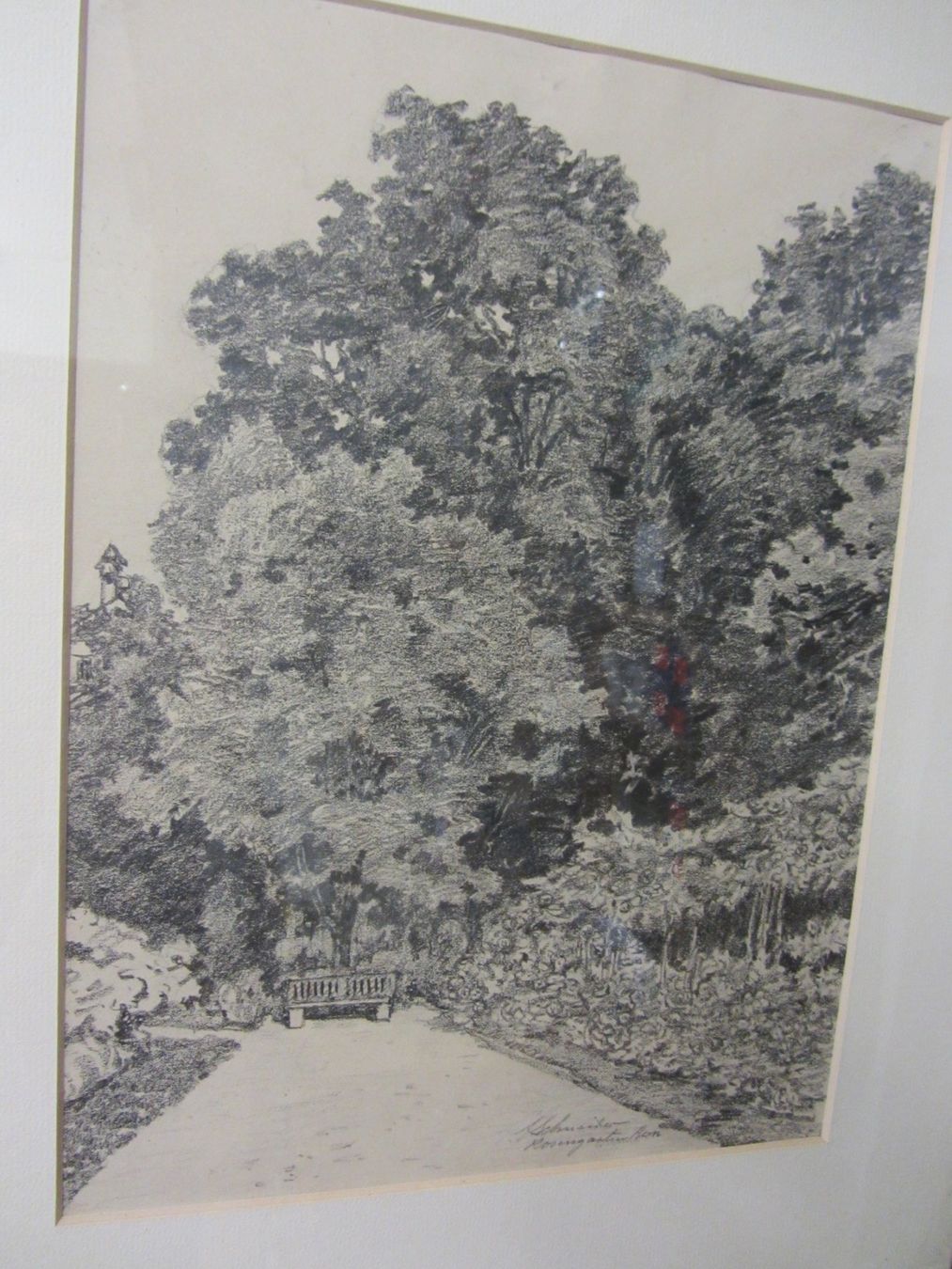 Poster & Bilder: Altes Bild ,, Rosengarten Bern,, A. Schneider? – Gebraucht aus Hölstein von niala06 1