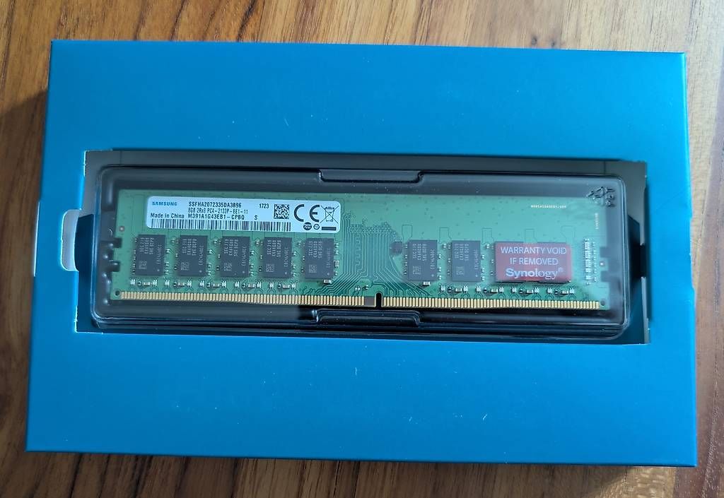 Server: Synology DDR4-2133 ECCUDIMM 8GB – Gebraucht aus Winterthur von Das_Mick 2