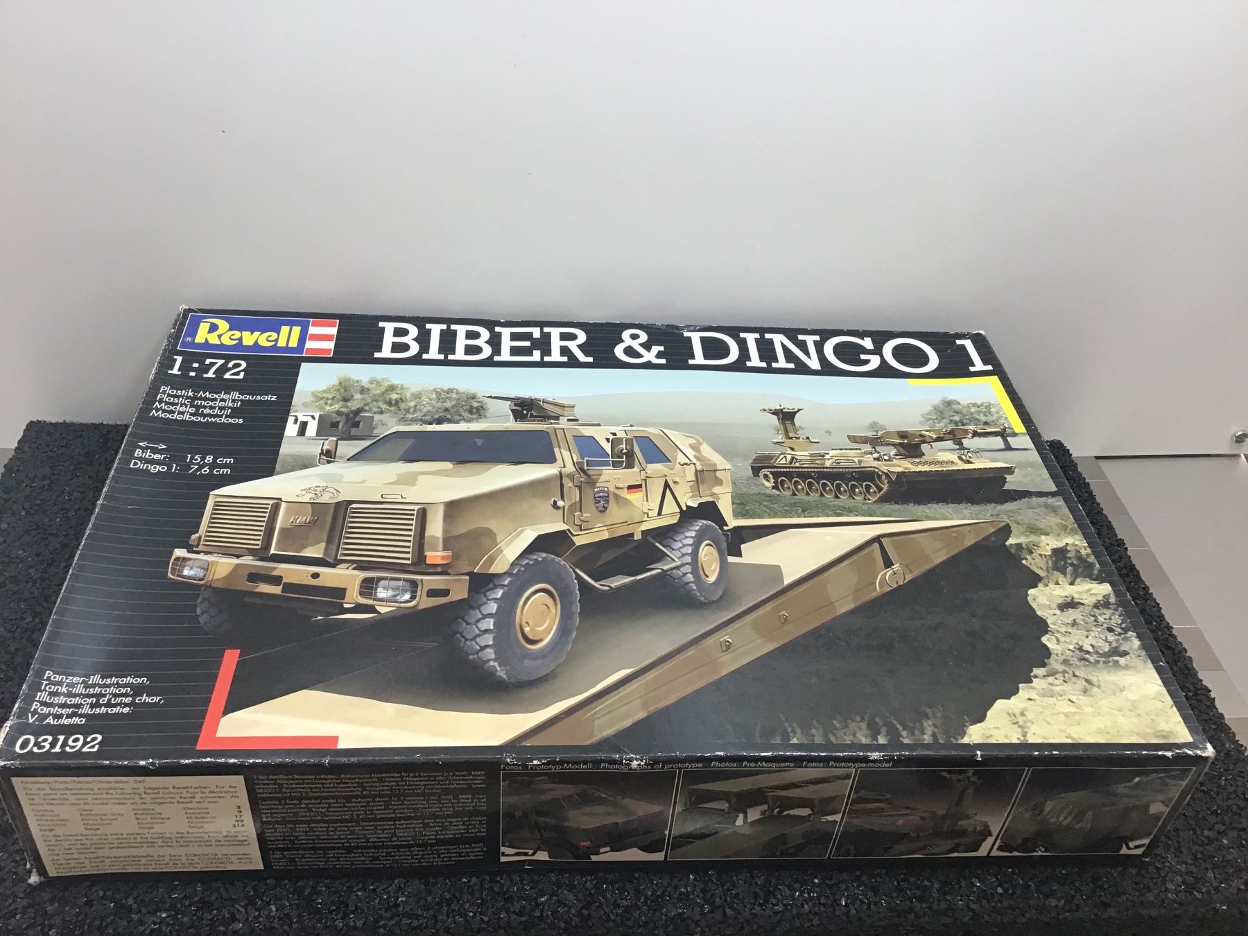 Revell Kit di modellismo & Modellini statici: REVELL BIBER & DINGO 1 1/72 – Usato da Männedorf venduto da Modell-Spezialisten 1