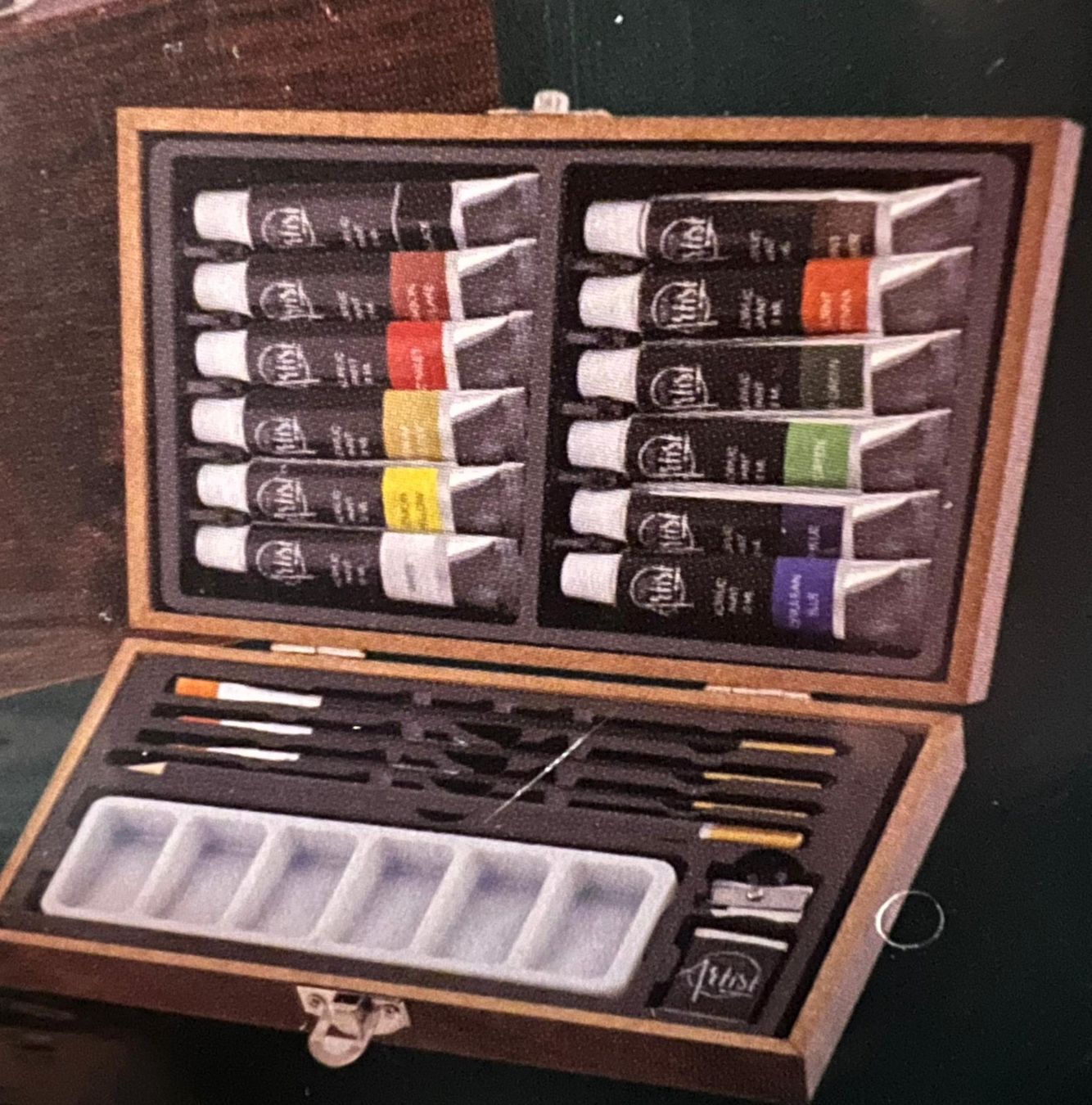 Colori: Acrylfarbe Set 20teilig in Holzbox – Nuovo e nell'imballaggio originale da Oberhünigen venduto da Lagertha84 3