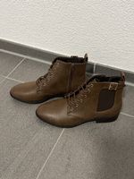 Braune Schnürstiefeletten, Gr. 39, Top Zustand für Herbst🍂