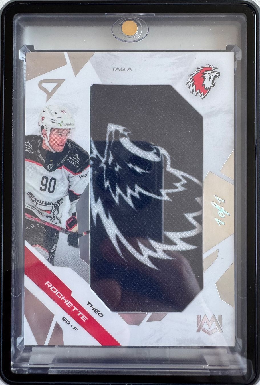 Sportzoo Carte collezionabili: SportZoo Théo Rochette patch 1/1 – Usato da Cham venduto da mcbTCG