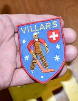 VINTAGE Badge VILLARS nos ST. GALLER STICKEREI