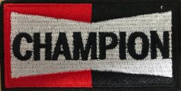 Aufnäher Badge Champion Zubehör Auto Car Zündkerze Tuning