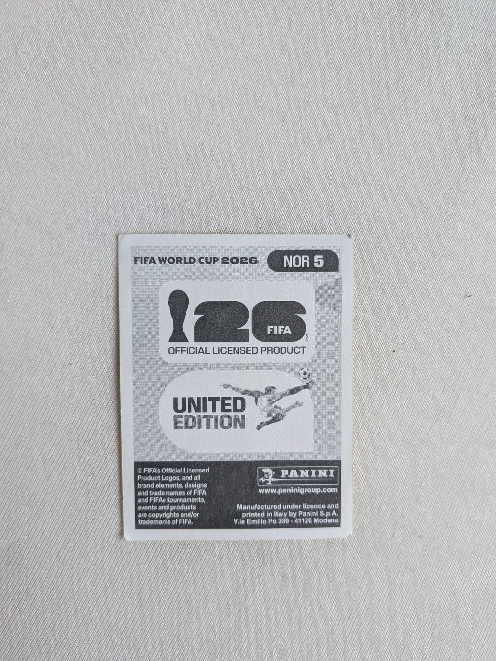 Panini Carte collezionabili: Panini Bild NOR 5 – Usato da Eschenbach SG venduto da SanFranciscoCalifornia 1