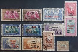 Madagaskar Frankreich ex. Kat. 290-314 */gest. 1942/44